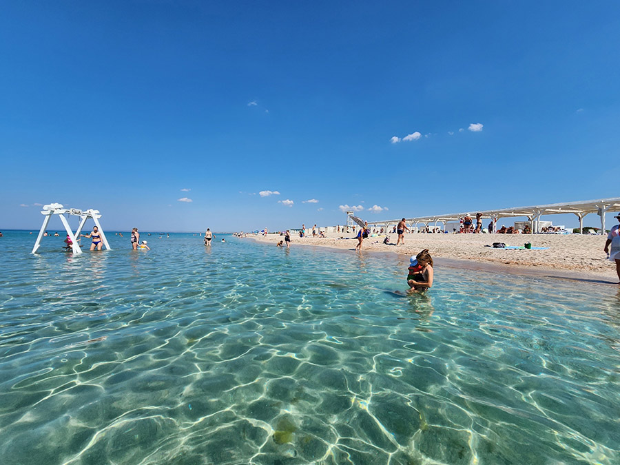 Коса Южная в Крыму: пляж