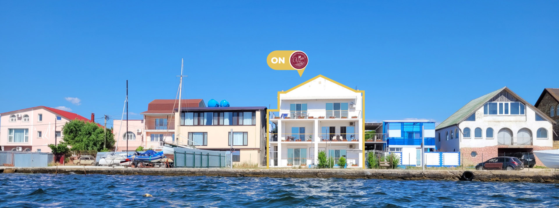 Апартаменты «VINO» Отдых у озера в Крыму с домиками: апартаменты